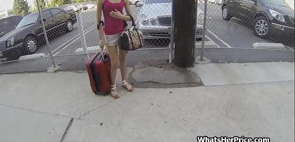  Picking up and fucking cute blonde from the street